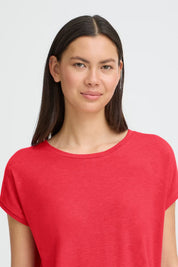 Rebel Crewneck Tee - teaberry - Blue Sky Fashions & Lingerie