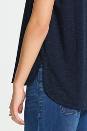 Rebel Crewneck Tee - total eclipse - Blue Sky Fashions & Lingerie