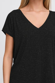 Rebel Tee by Ichi - black - Blue Sky Fashions & Lingerie