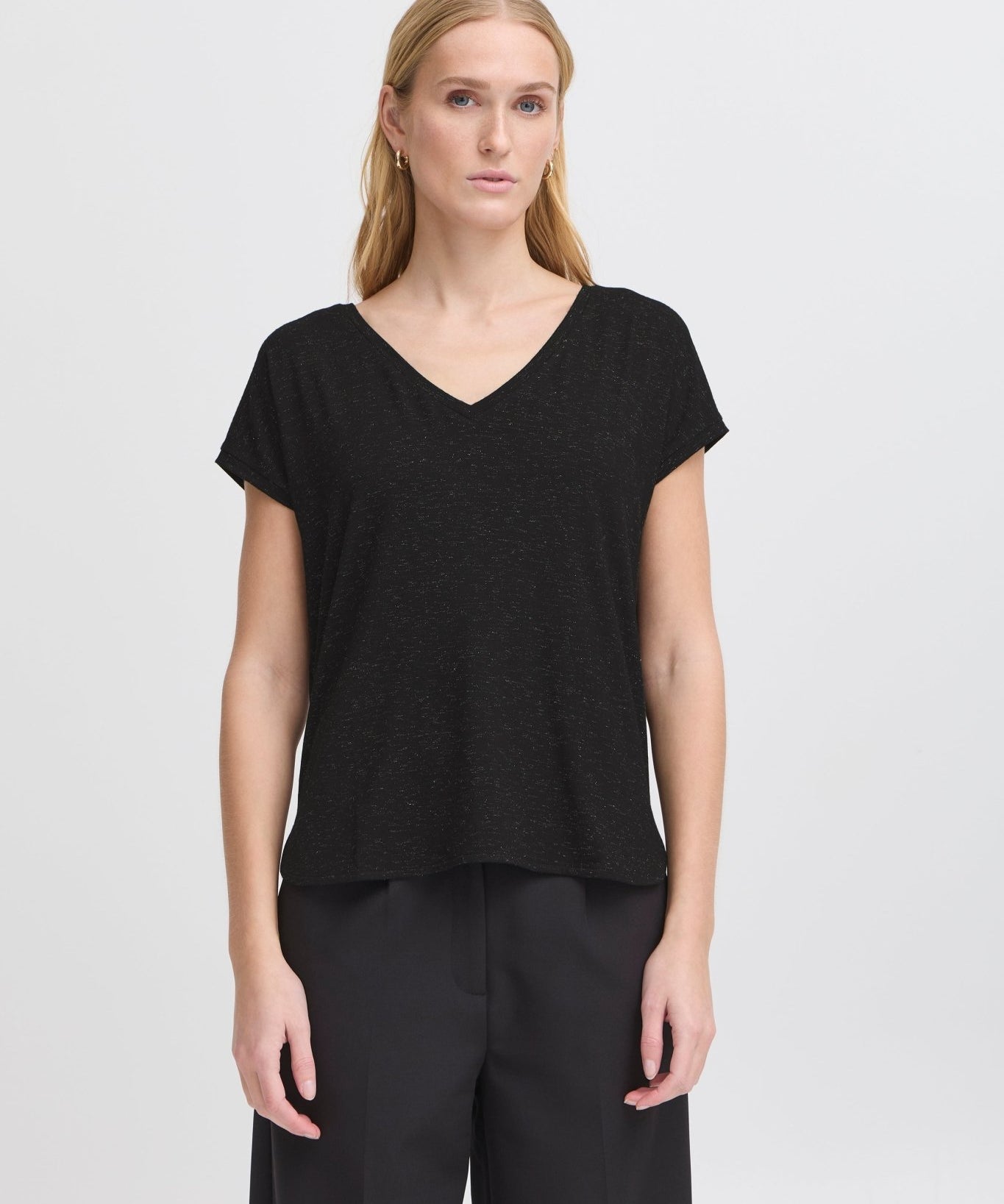 Rebel Tee by Ichi - black - Blue Sky Fashions & Lingerie