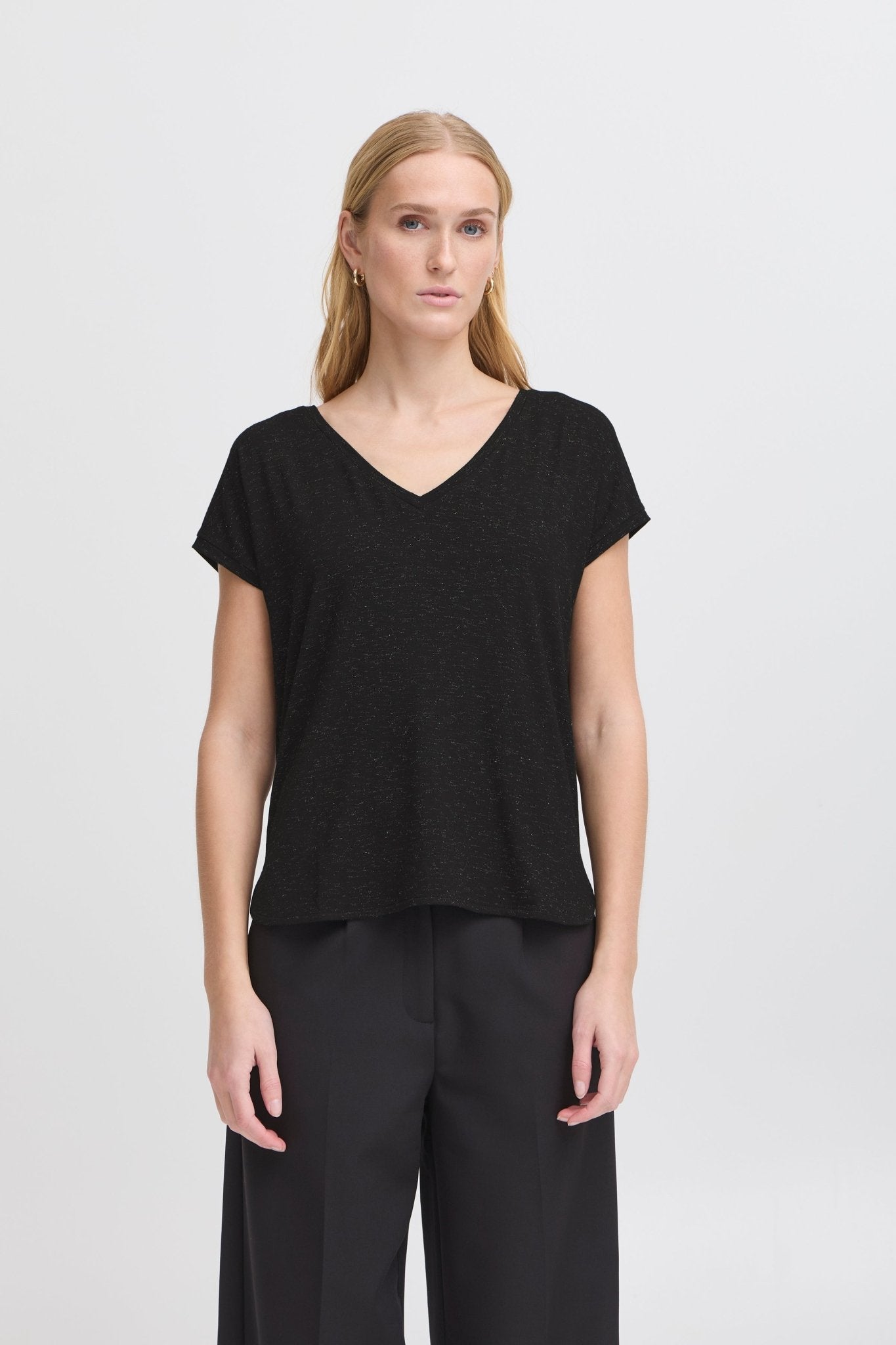 Rebel Tee by Ichi - black - Blue Sky Fashions & Lingerie