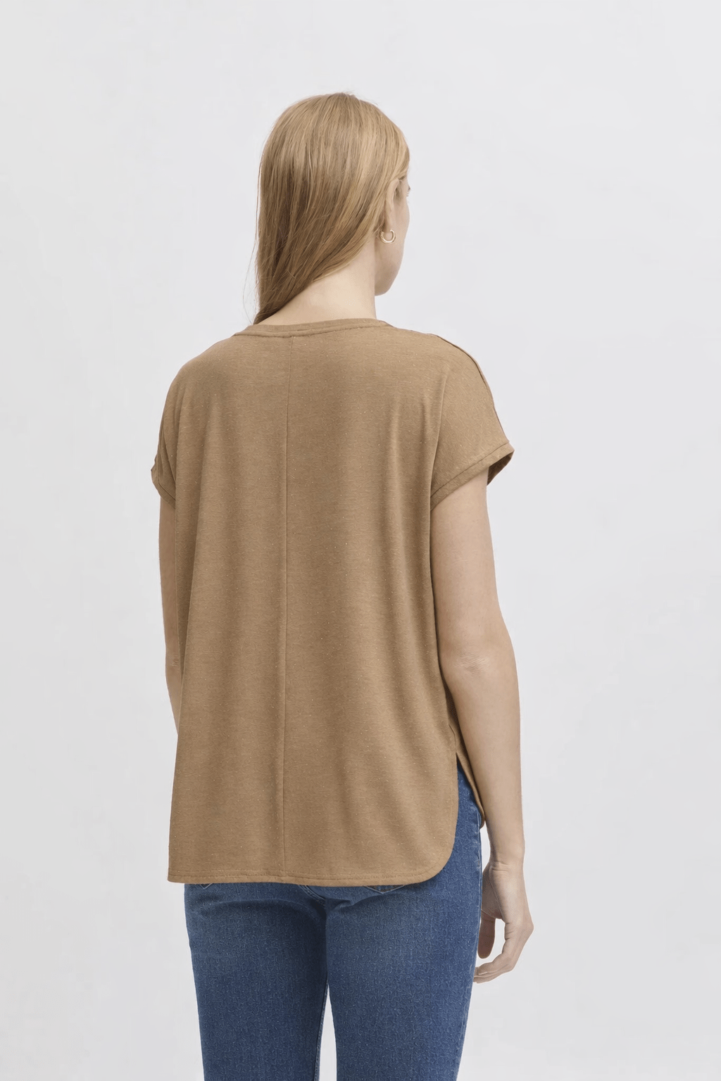 Rebel Tee by Ichi - sepia - Blue Sky Fashions & Lingerie