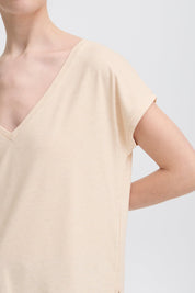 Rebel Tee by Ichi - tapioca - Blue Sky Fashions & Lingerie