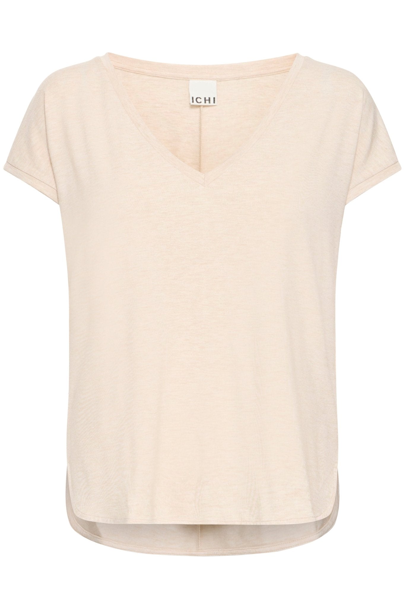 Rebel Tee by Ichi - tapioca - Blue Sky Fashions & Lingerie