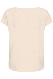 Rebel Tee by Ichi - tapioca - Blue Sky Fashions & Lingerie