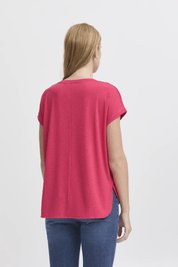 Rebel Tee by Ichi - teaberry - Blue Sky Fashions & Lingerie