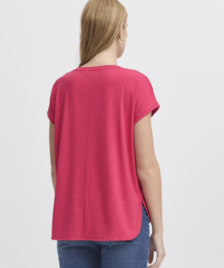 Rebel Tee by Ichi - teaberry - Blue Sky Fashions & Lingerie