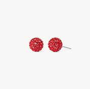 RED VELVET 6MM SPARKLE BALL™ STUD EARRINGS - Blue Sky Fashions & Lingerie