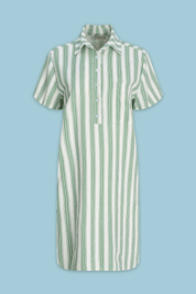 Rose Dress - green stripe - Blue Sky Fashions & Lingerie