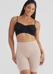 Rosie Shapewear Slip Short - 360Sculpt™ Cotton by Yummie - Almond - Blue Sky Fashions & Lingerie