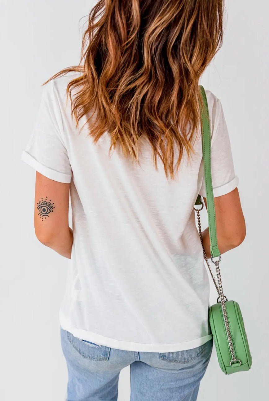 Salty But Sweet Lemon Fish Graphic Tee - Blue Sky Fashions & Lingerie