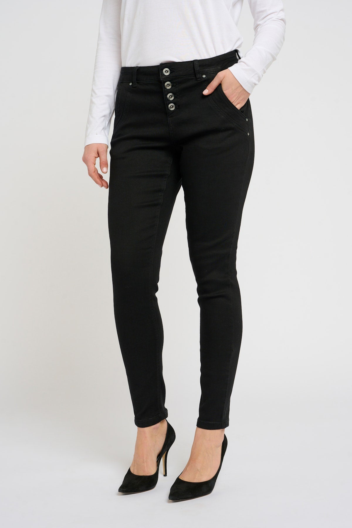 Sandy Jeans by Cream - pitch black - Blue Sky Fashions & Lingerie