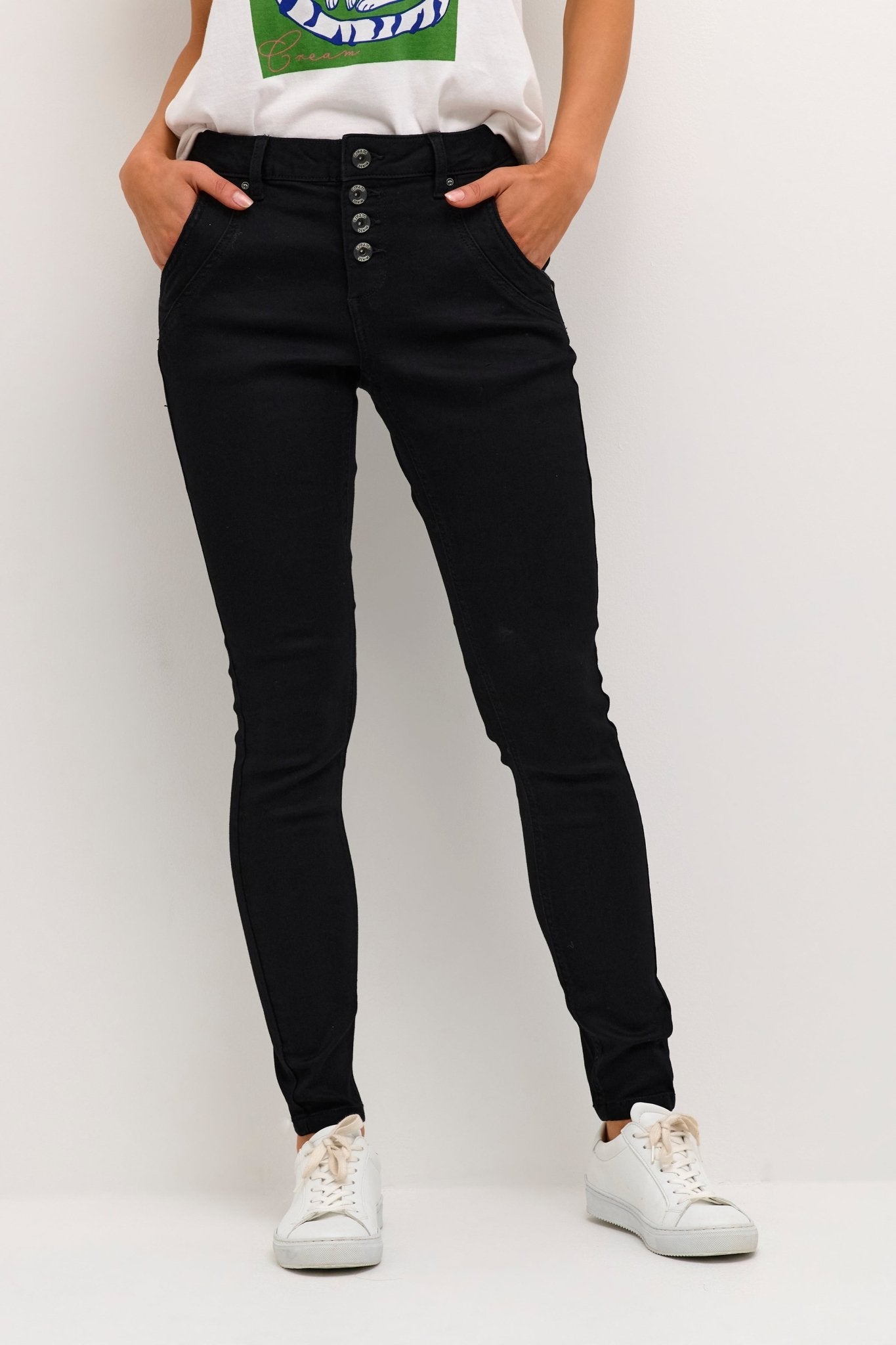 Sandy Jeans by Cream - pitch black - Blue Sky Fashions & Lingerie