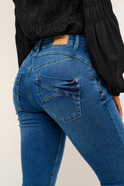Sandy Jeans by Cream - rich blue denim - Blue Sky Fashions & Lingerie