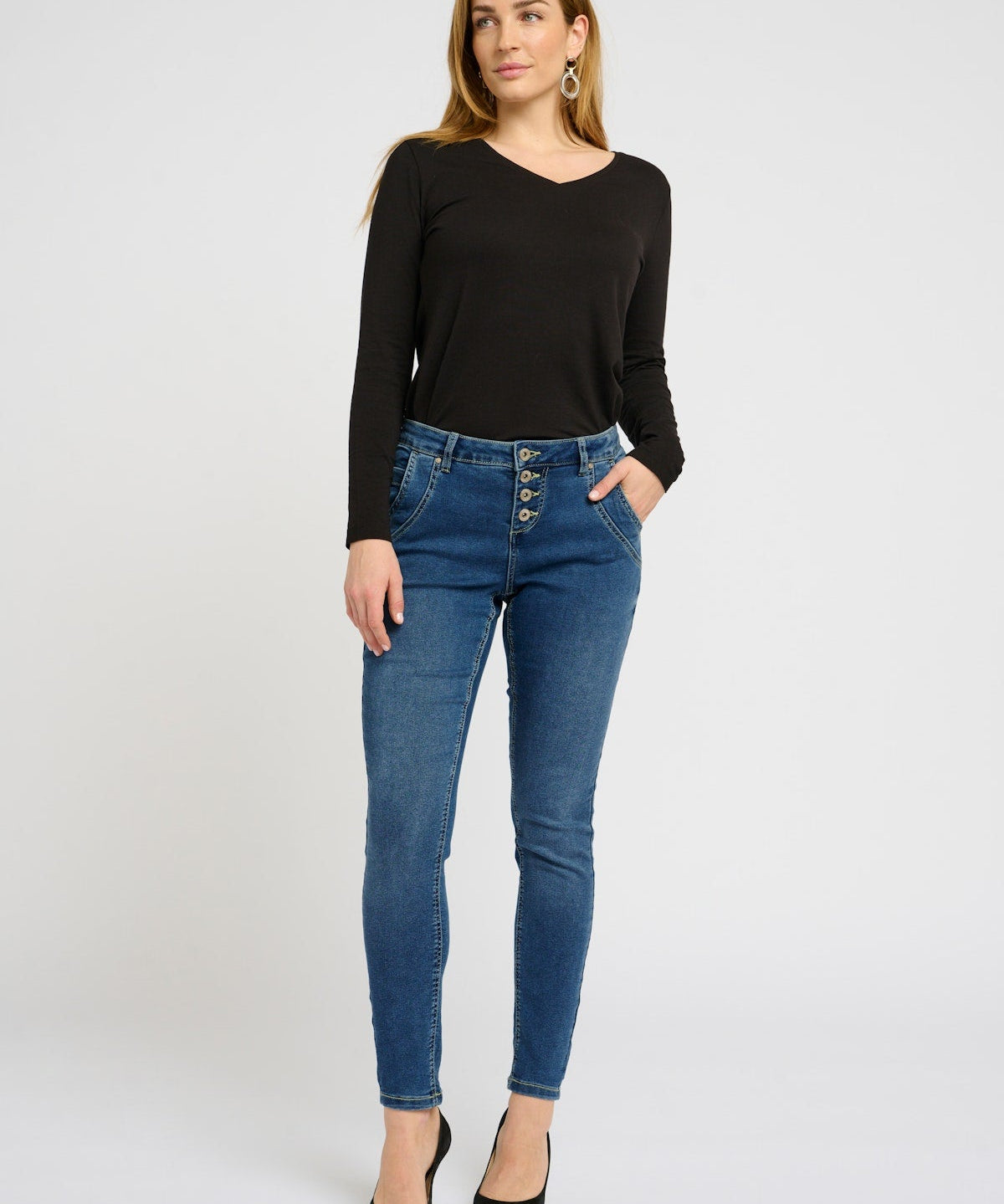 Sandy Jeans by Cream - rich blue denim - Blue Sky Fashions & Lingerie