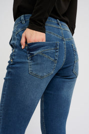 Sandy Jeans by Cream - rich blue denim - Blue Sky Fashions & Lingerie