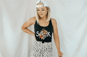 Sask Diamond Women's Tank Top | Black - Blue Sky Fashions & Lingerie