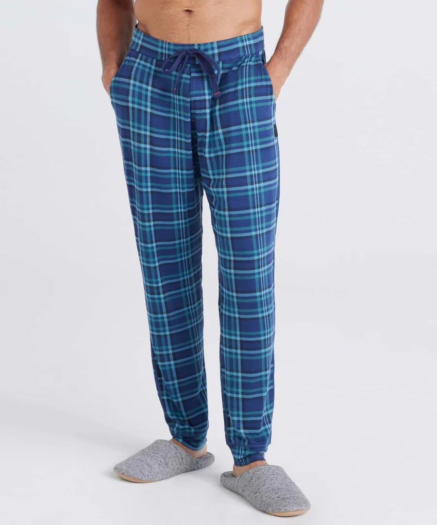 Saxx Snooze Pant - Flannel Plaid - Blue Sky Fashions & Lingerie