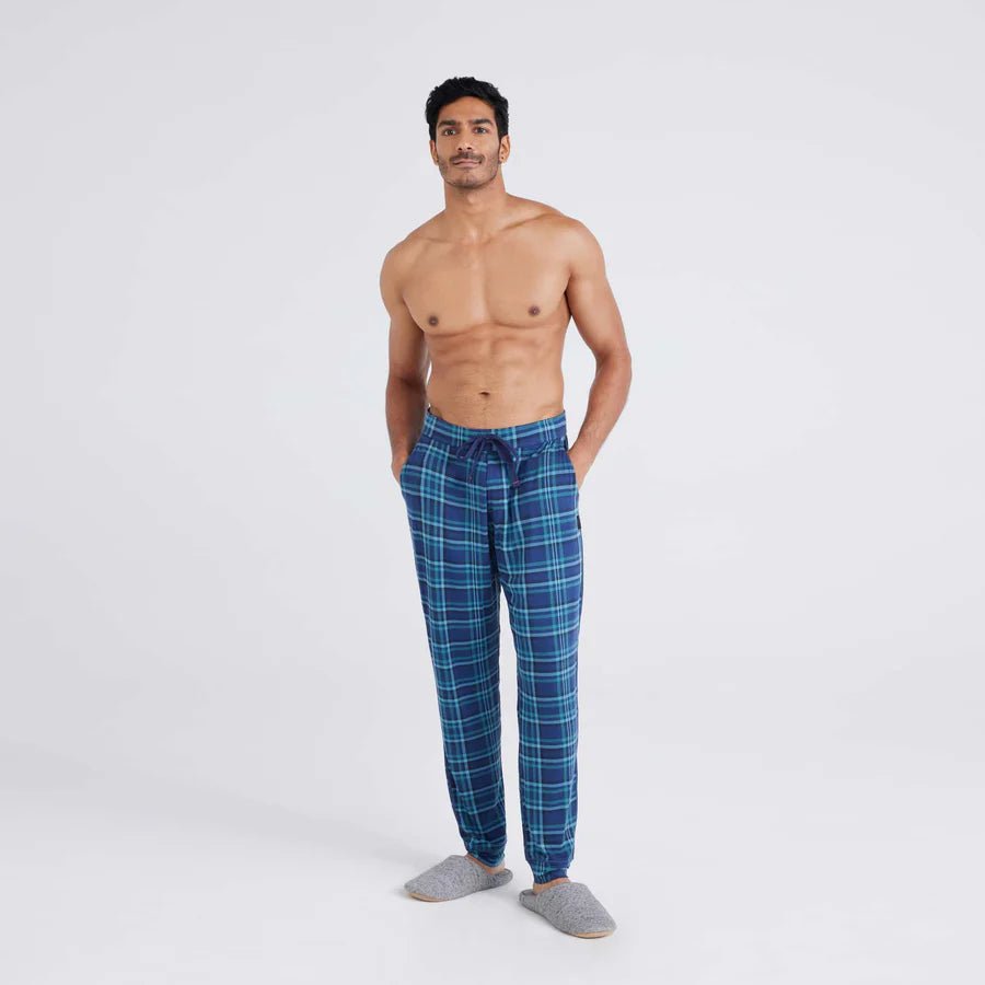 Saxx Snooze Pant - Flannel Plaid - Blue Sky Fashions & Lingerie