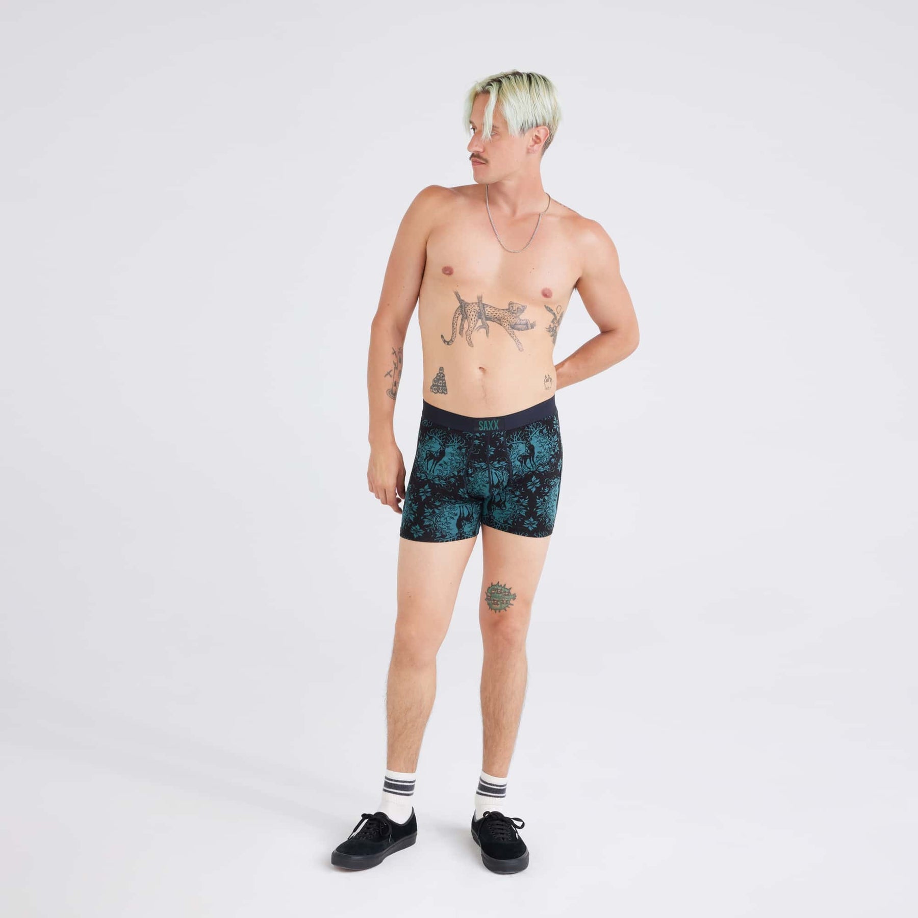 Saxx Ultra Super Soft Boxer Brief with fly - Deer Damask - Blue Sky Fashions & Lingerie