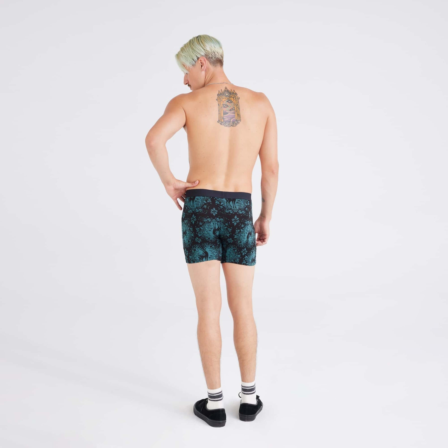 Saxx Ultra Super Soft Boxer Brief with fly - Deer Damask - Blue Sky Fashions & Lingerie