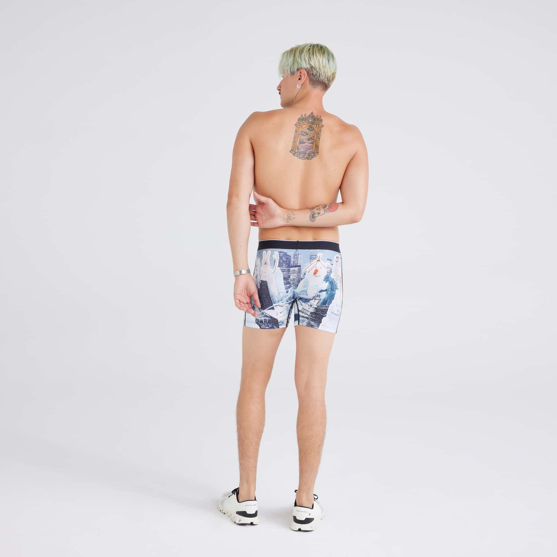 Saxx Volt Mesh Boxer Brief - Frosty invasion grey - Blue Sky Fashions & Lingerie