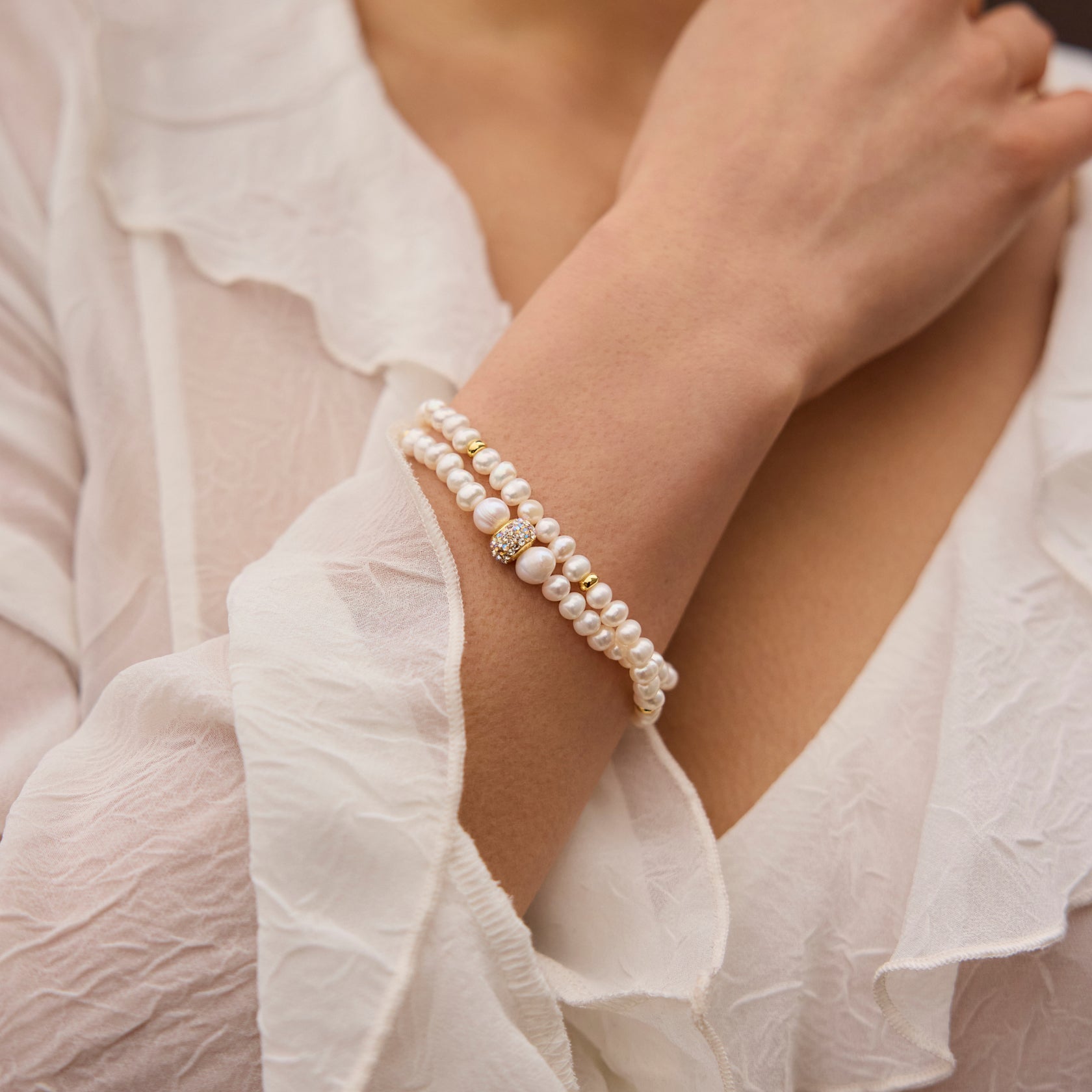 SEA SALT PEARL WRAP BRACELET - Blue Sky Fashions & Lingerie