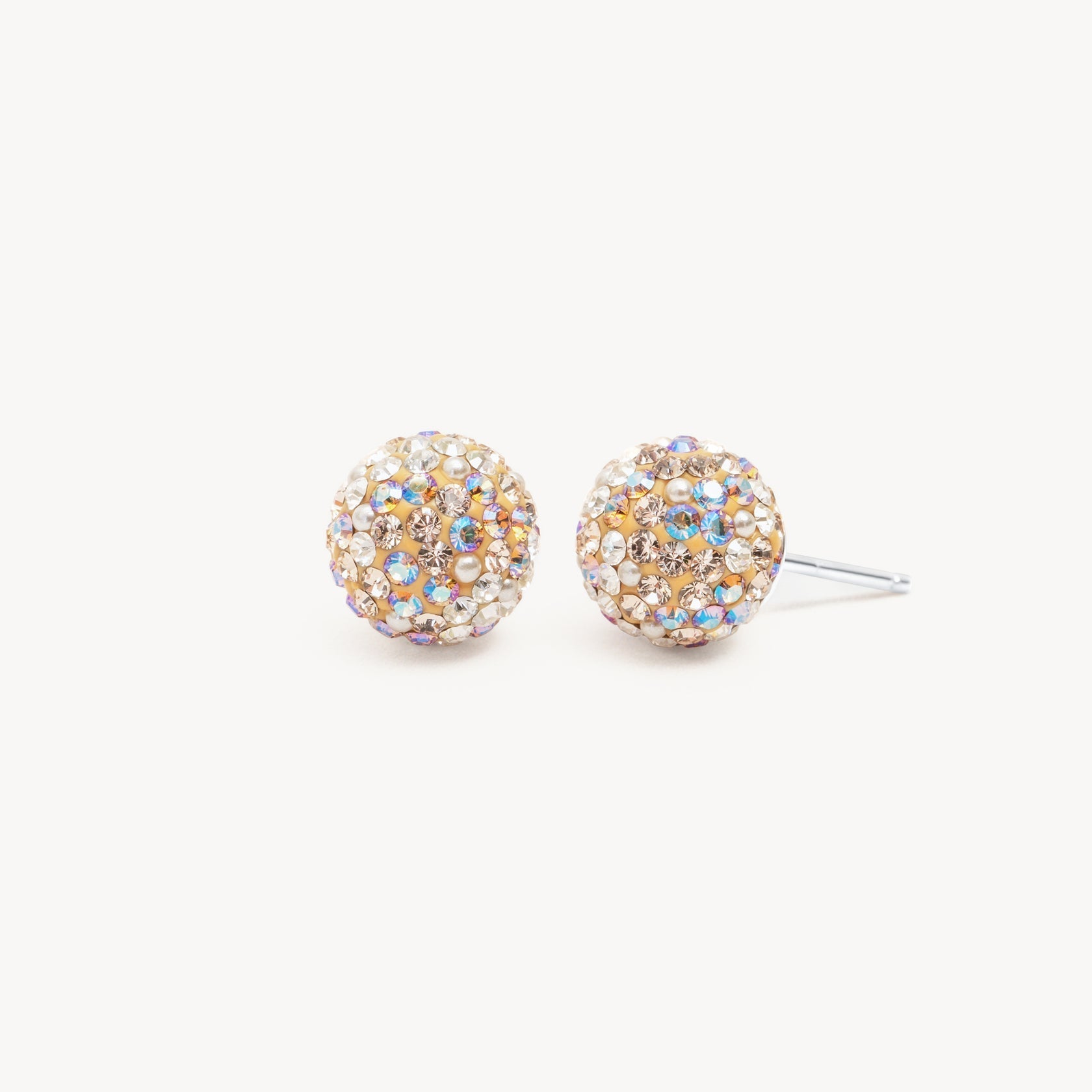 SEA SALT SPARKLE BALL™ STUD EARRINGS 8mm - Blue Sky Fashions & Lingerie
