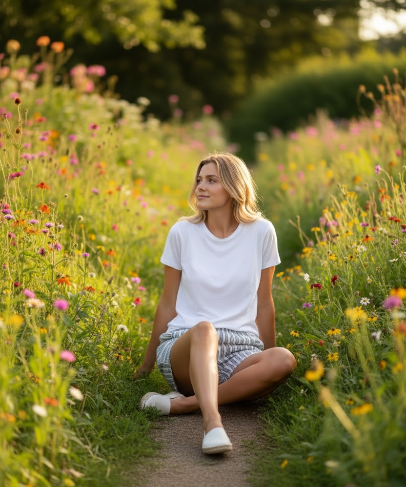 Seabreeze Striped Shorts - Fog - Blue Sky Fashions & Lingerie
