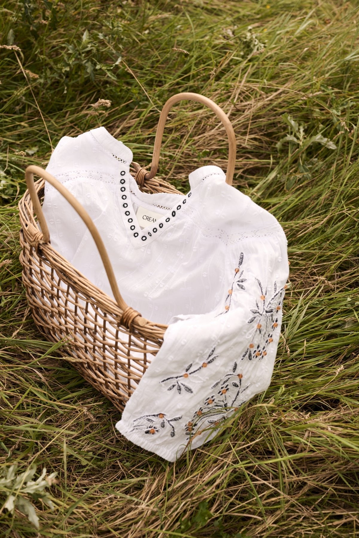 Sereni embroidered blouse by Cream - Blue Sky Fashions & Lingerie