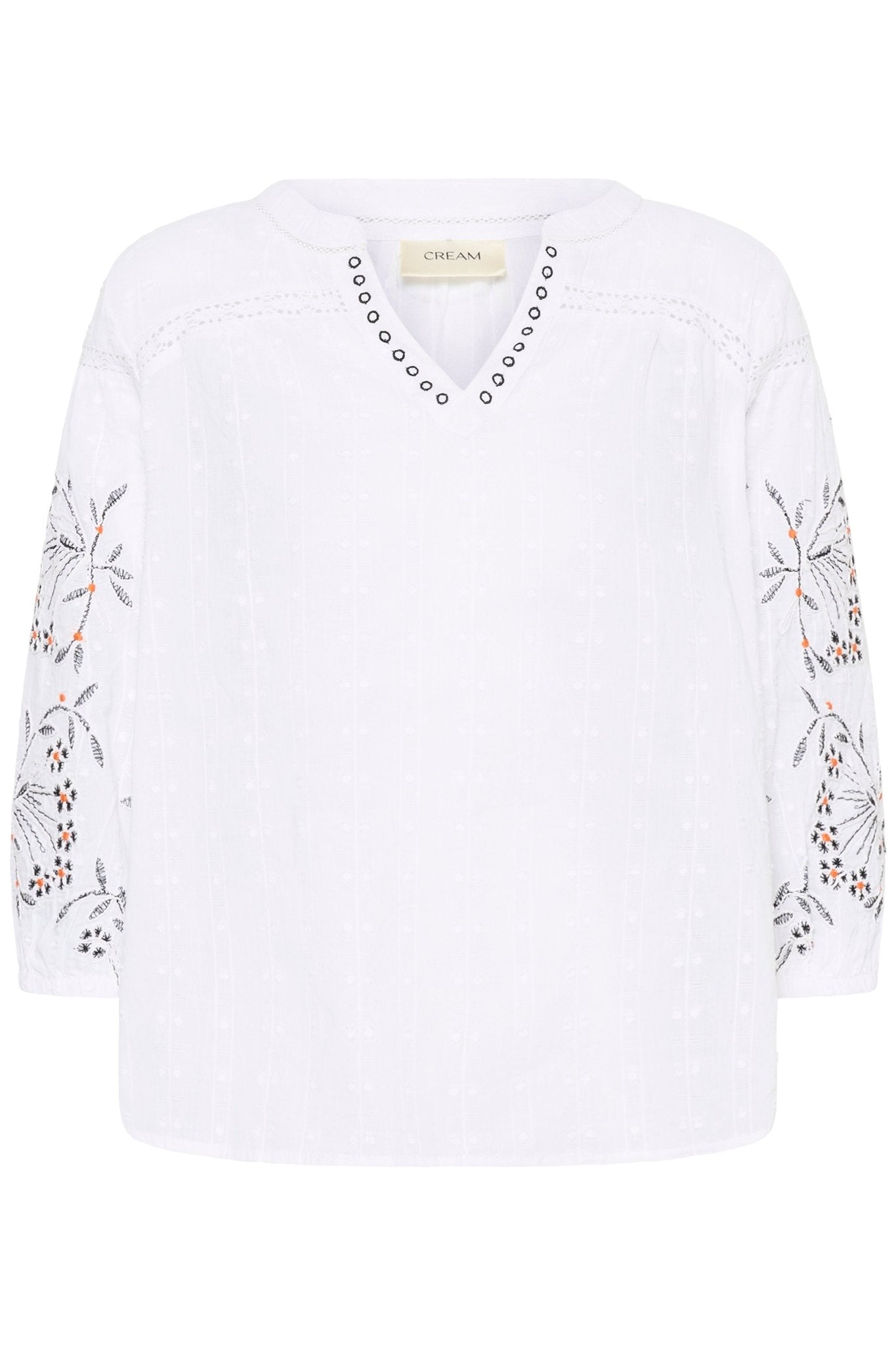 Sereni embroidered blouse by Cream - Blue Sky Fashions & Lingerie