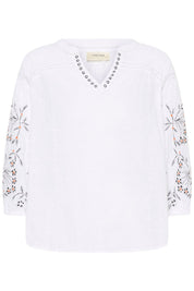 Sereni embroidered blouse by Cream - Blue Sky Fashions & Lingerie
