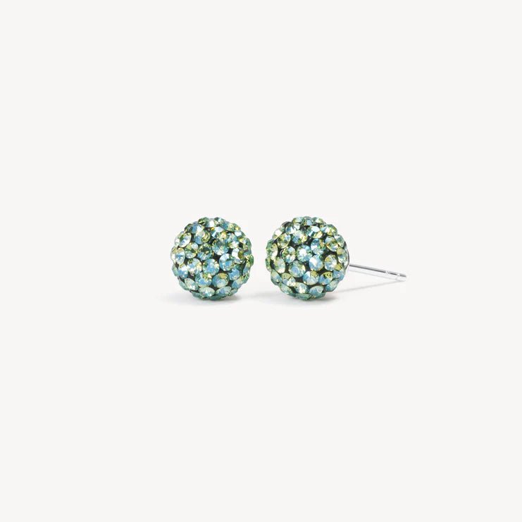 Serpentine Sparkle Ball™ Stud Earrings - 8MM - Blue Sky Fashions & Lingerie