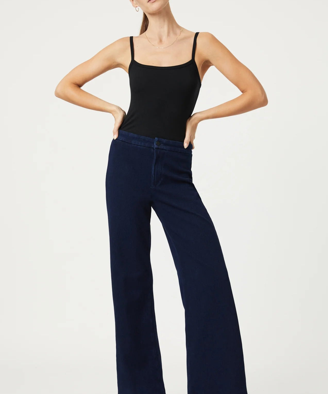 Sherry Wide Leg Jeans - High Rise | Dark Move - Blue Sky Fashions & Lingerie