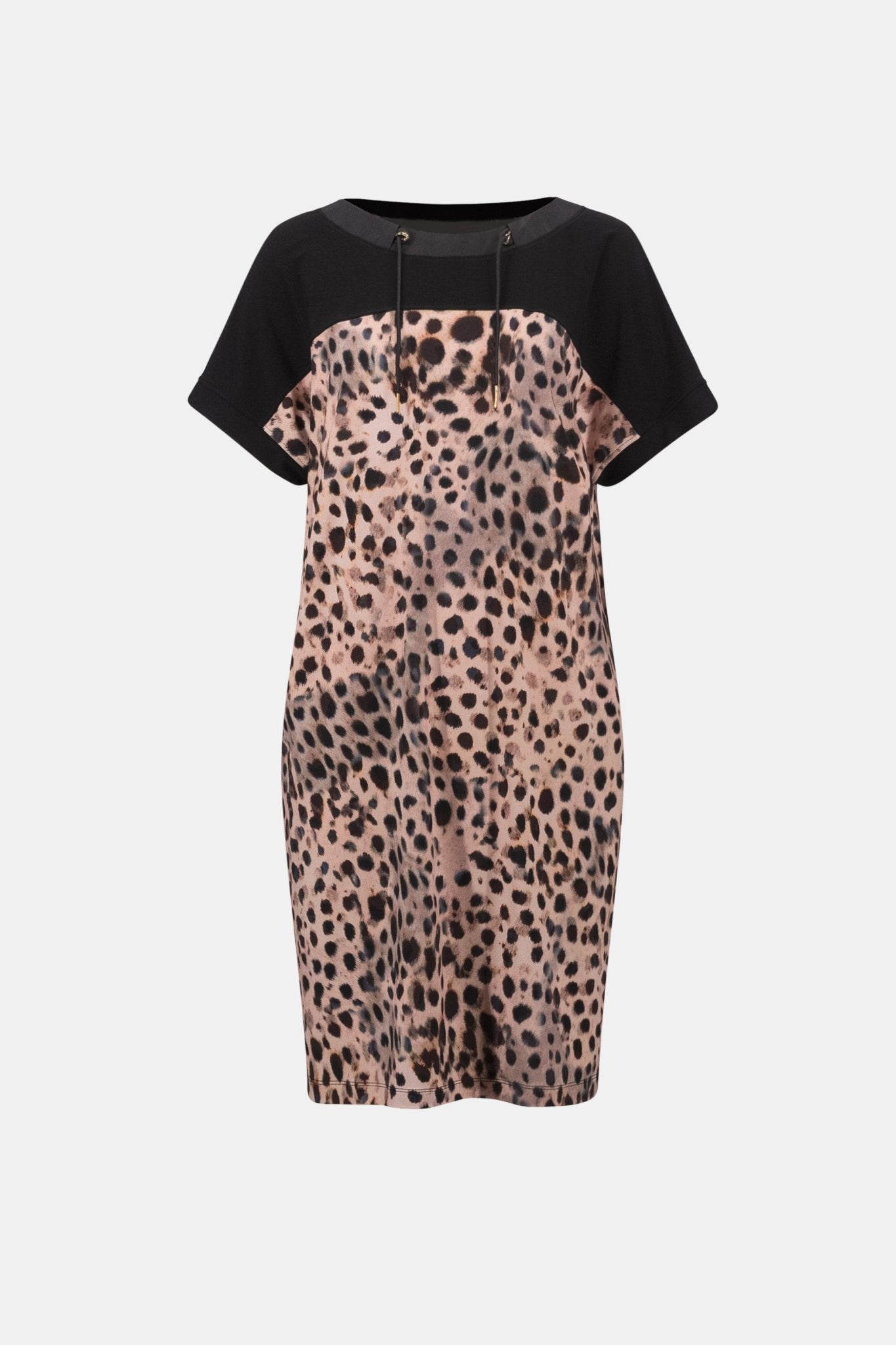 Silky Knit Animal Print Straight Dress 262610 - Blue Sky Fashions & Lingerie