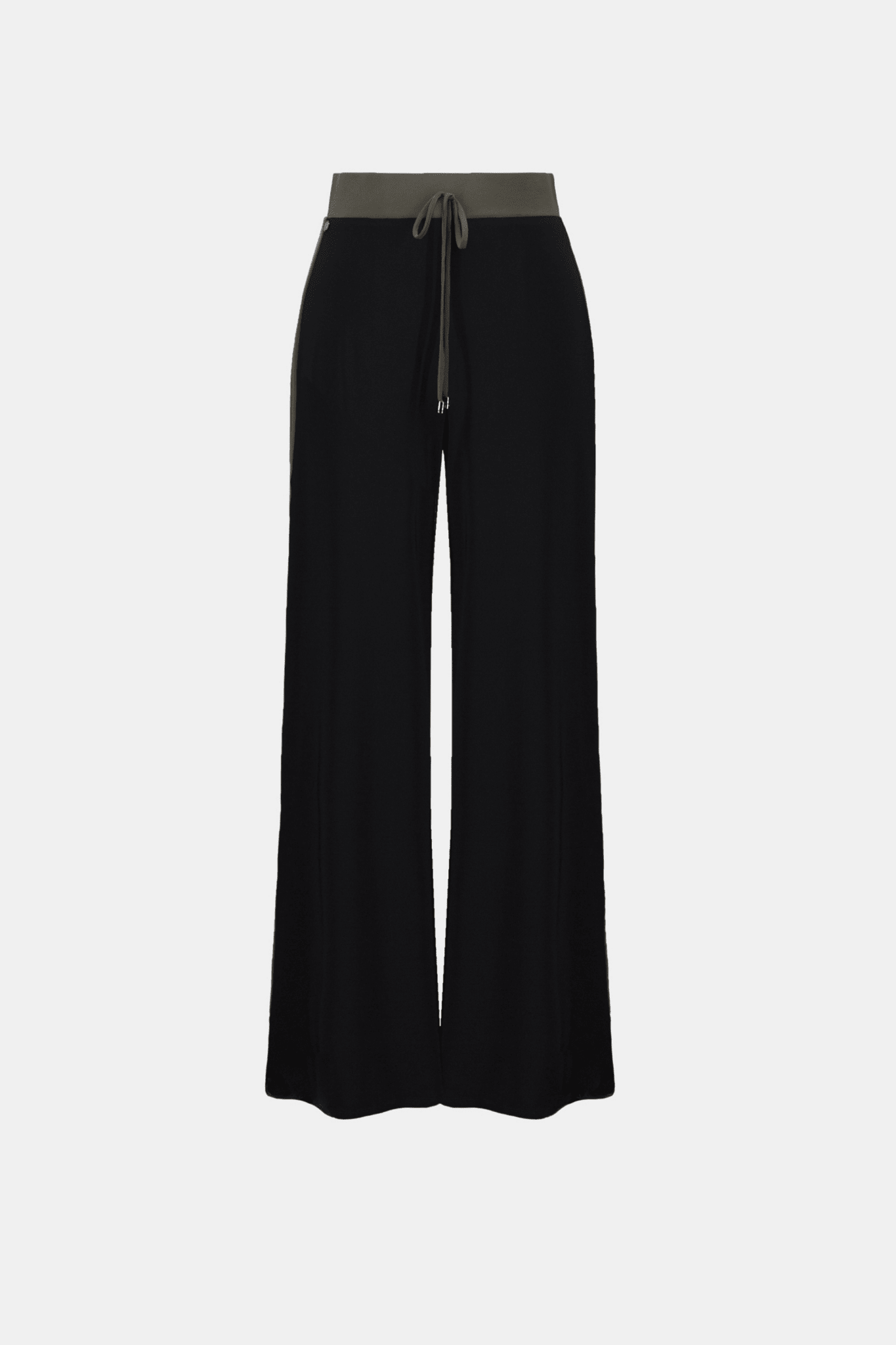 Silky Knit Color Block Wide Leg Pull - On Pants 263607 by Joseph Ribkoff Sport - Blue Sky Fashions & Lingerie