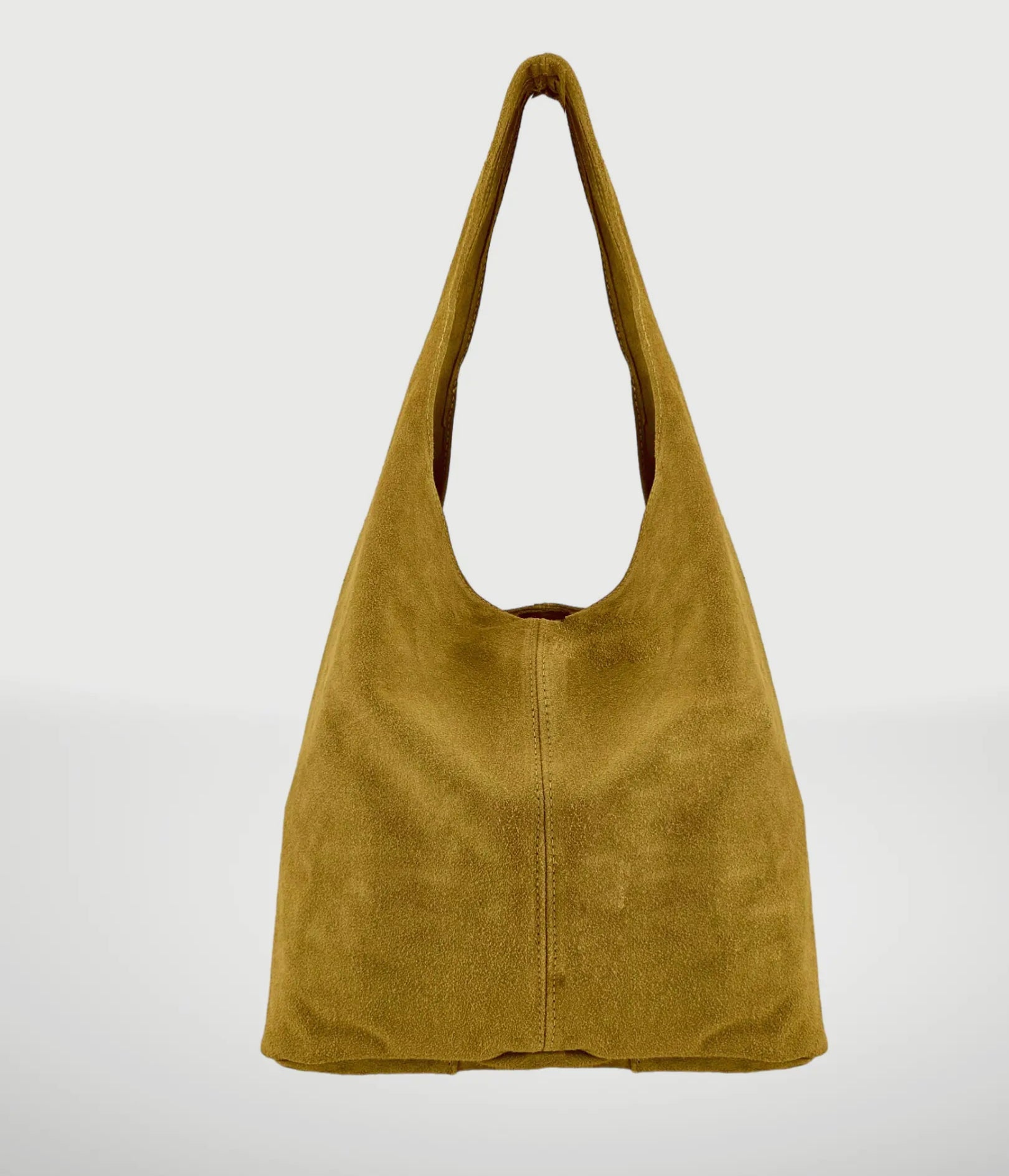 Silvia Suede Leather Bag - Mustard - Blue Sky Fashions & Lingerie