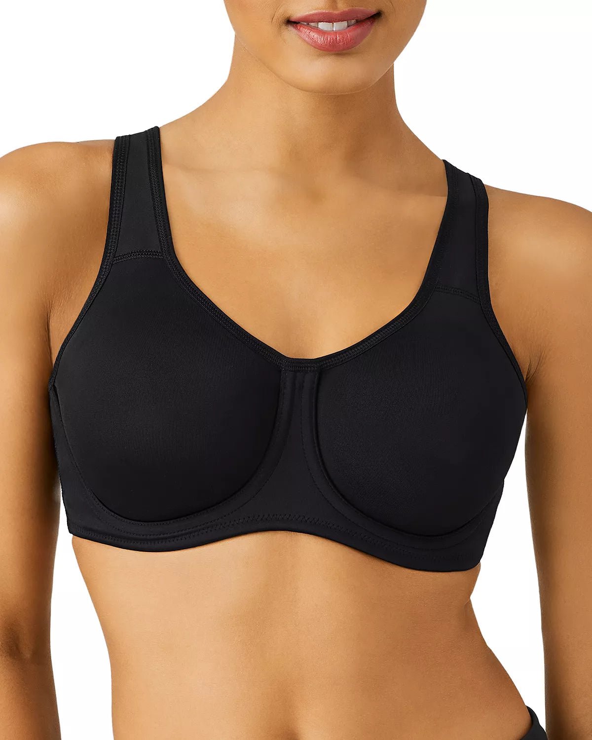 Simone Sport Underwire Bra 855170 by Wacoal - Black - Blue Sky Fashions & Lingerie