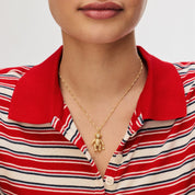 SINGAPORE SLIDER CHAIN NECKLACE - Gold - Blue Sky Fashions & Lingerie