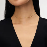 SINGAPORE SLIDER CHAIN NECKLACE - Gold - Blue Sky Fashions & Lingerie