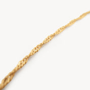 SINGAPORE SLIDER CHAIN NECKLACE - Gold - Blue Sky Fashions & Lingerie