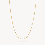 SINGAPORE SLIDER CHAIN NECKLACE - Gold - Blue Sky Fashions & Lingerie