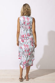 Sleeveless Seamed Dress - Poppy Print - Blue Sky Fashions & Lingerie