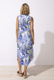 Sleeveless Seamed Dress - Resort print - Blue Sky Fashions & Lingerie
