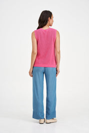 Sleeveless Sweater - Hibiscus - Blue Sky Fashions & Lingerie