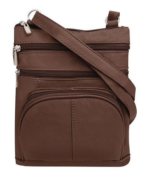 Small Leather Classic Carry-All RM0004A in Brown - Blue Sky Fashions & Lingerie