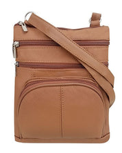 Small Leather Classic Carry-All RM0004A in Camel - Blue Sky Fashions & Lingerie