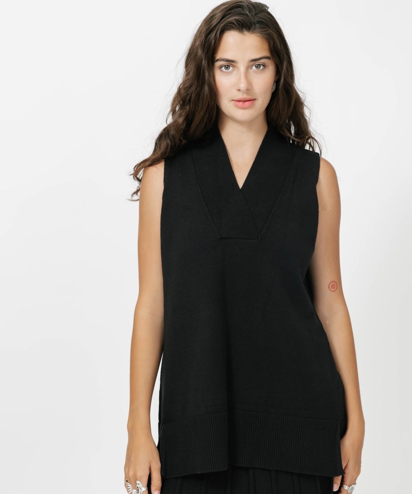 Smash + Tess BLAIR KNIT VEST IN MIDNIGHT BLACK - Blue Sky Fashions & Lingerie