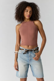 So Soft Seamless Modal Tank - cedar wood - Blue Sky Fashions & Lingerie
