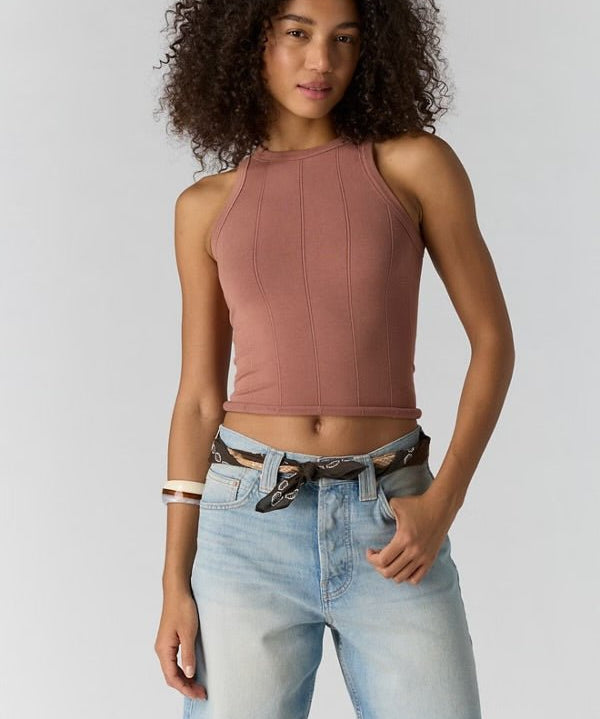 So Soft Seamless Modal Tank - cedar wood - Blue Sky Fashions & Lingerie